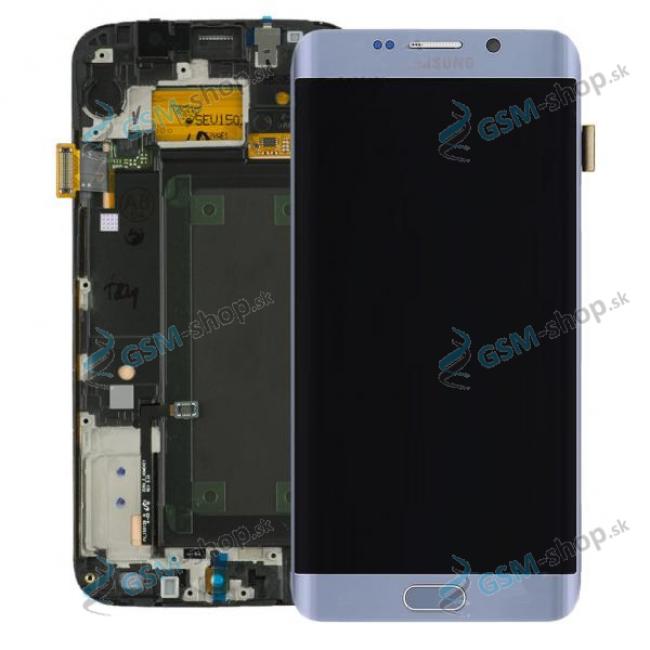 LCD Samsung Galaxy S6 Edge Plus (G928) a dotyk s krytom striebornm Originl