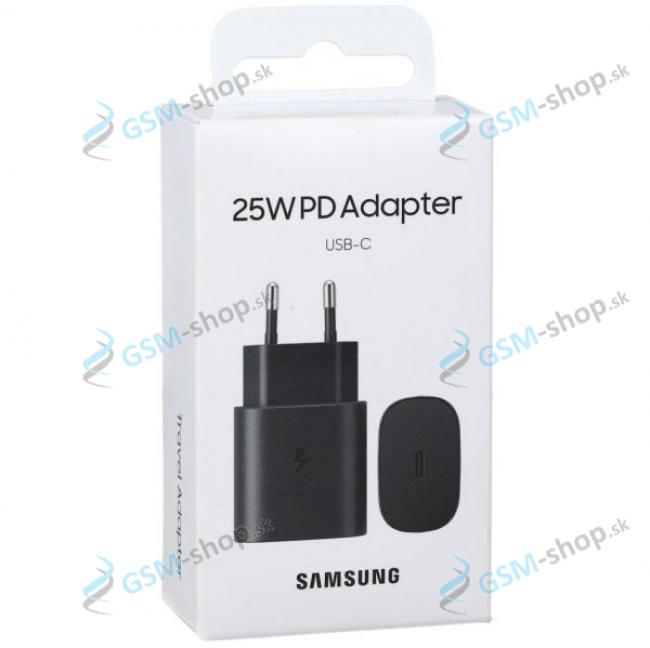 USB-C adaptér do siete Samsung EP-TA800NBE 25W Originál blister čierny