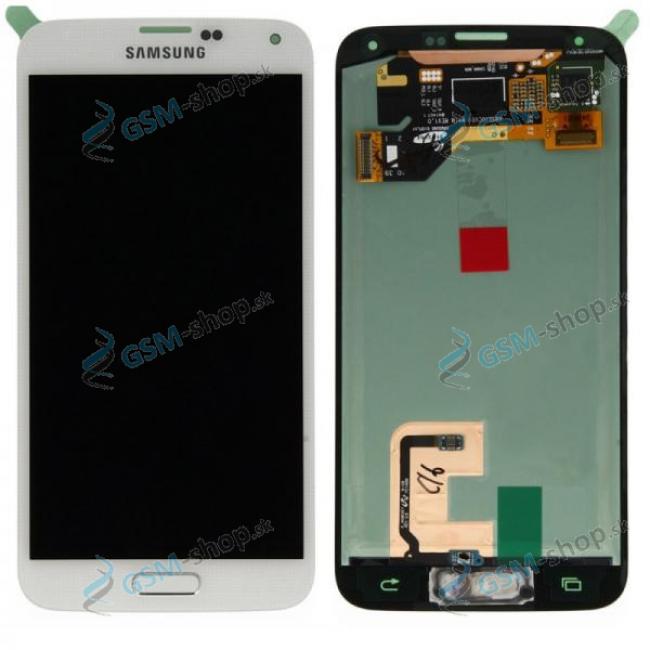 LCD displej Samsung Galaxy S5 (G900F) a dotyk biely Originl