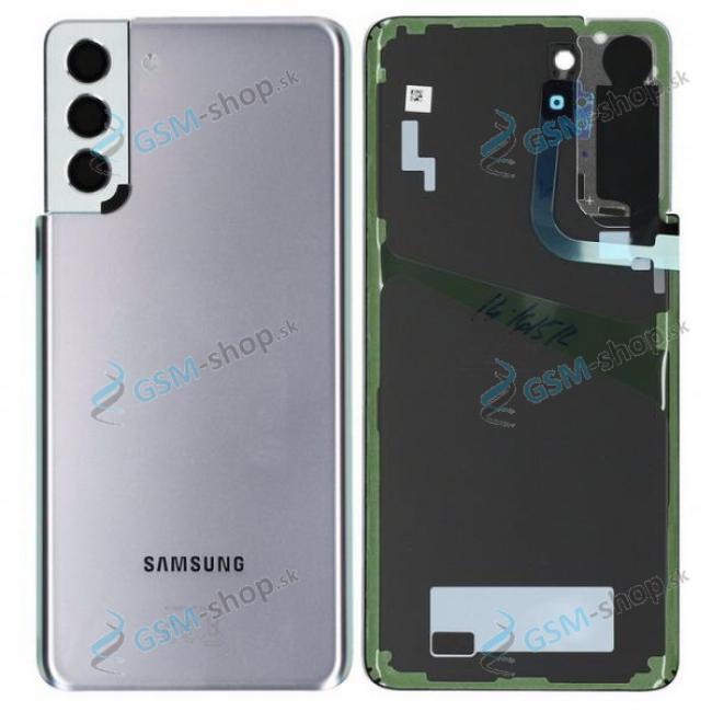 Kryt Samsung Galaxy S21 Plus 5G (G996) batrie strieborn Originl
