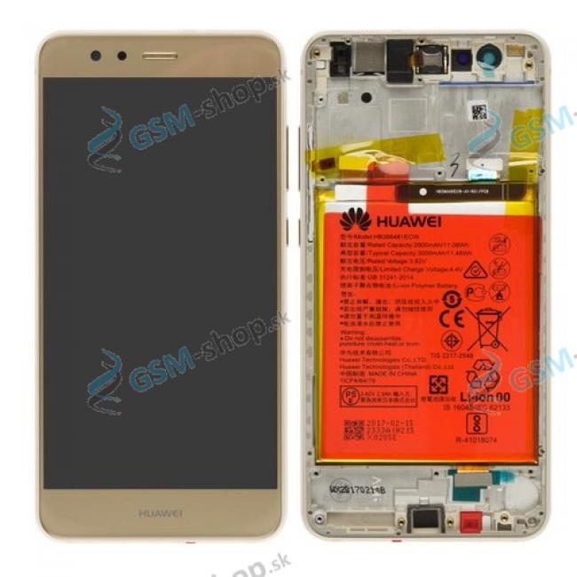 LCD displej Huawei P10 Lite a dotyk zlat s krytom Originl