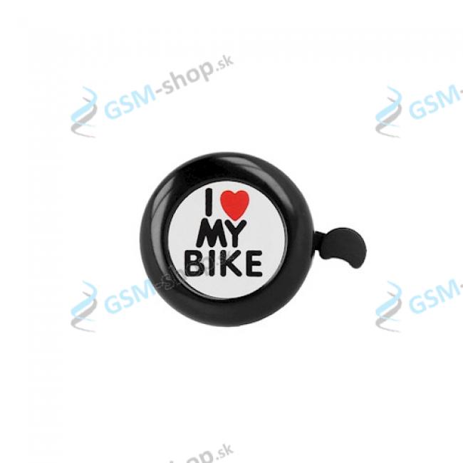 Zvonek na bicykel I LOVE MY BIKE ierny