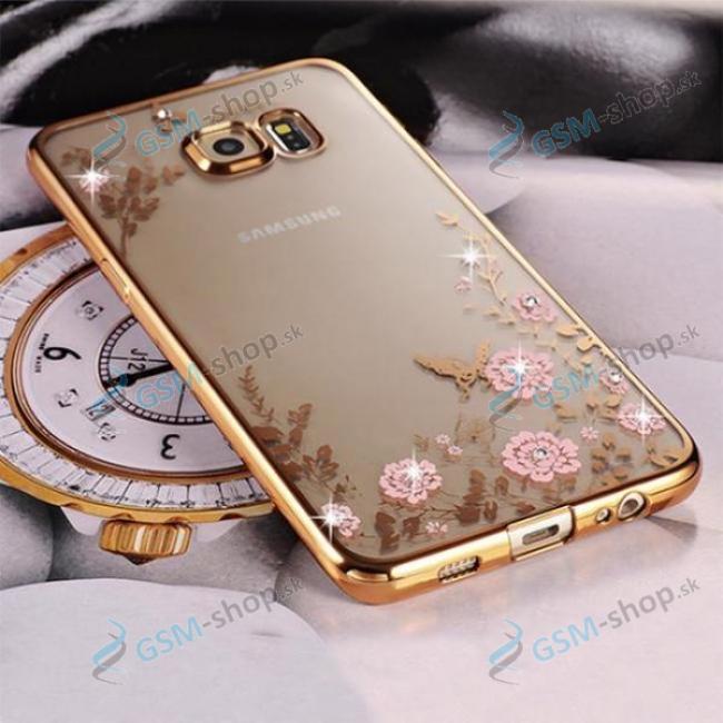 Siliknov pzdro LUX Samsung Galaxy A80, A90 kvety