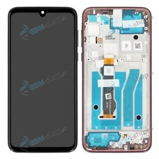 LCD displej Motorola Moto G8 Plus (XT2019) a dotyk s krytom ervenm Originl