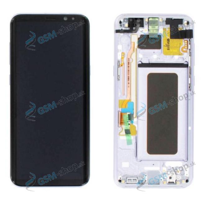 LCD displej Samsung Galaxy S8 Plus (G955) a dotyk s krytom fialovm Originl