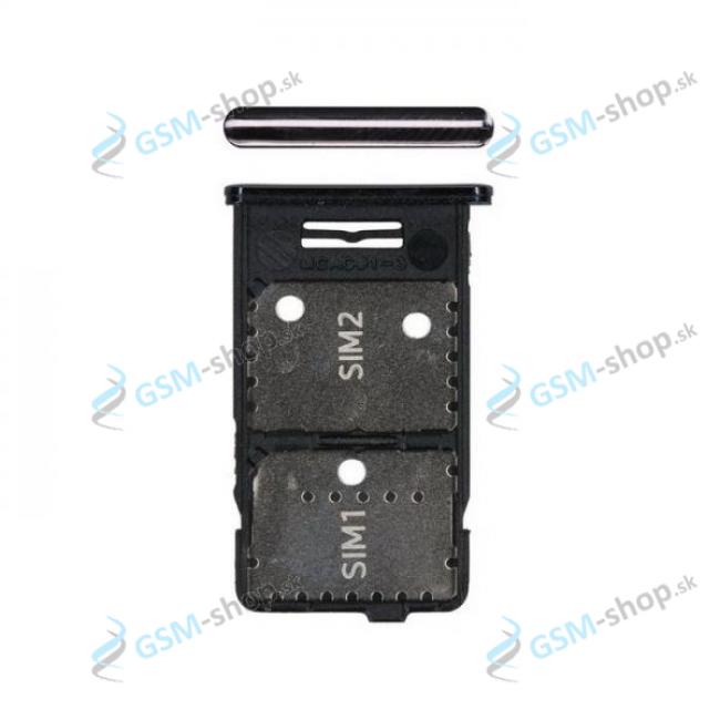 SIM a microSD driak Samsung Galaxy M31s (M317) ierny Originl