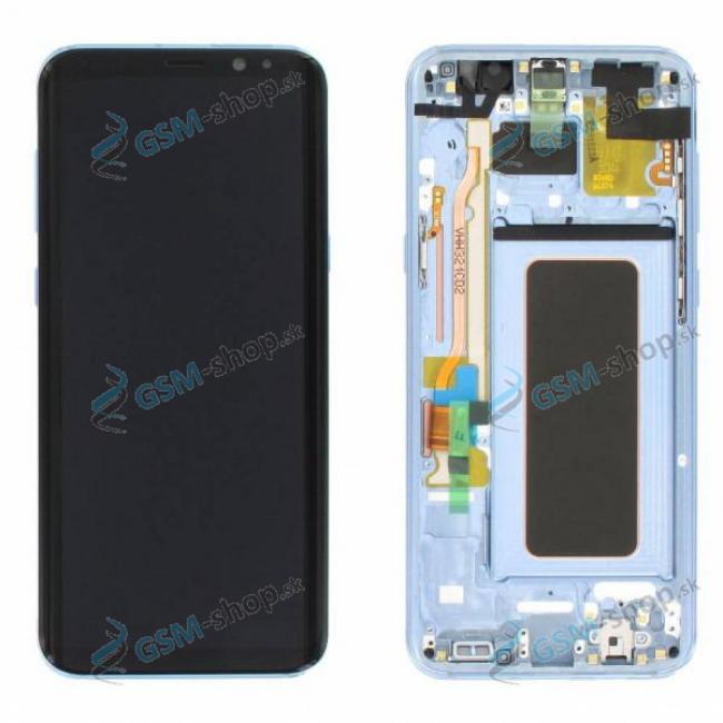 LCD displej Samsung Galaxy S8 Plus (G955) a dotyk s krytom modrm Originl