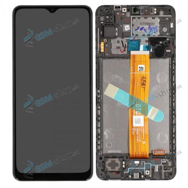 LCD displej Samsung Galaxy A12s (A127F) a dotyk ierny s krytom Originl