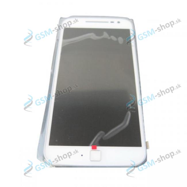 LCD displej Lenovo Moto G4 Plus (XT1642) a dotyk biely Originl