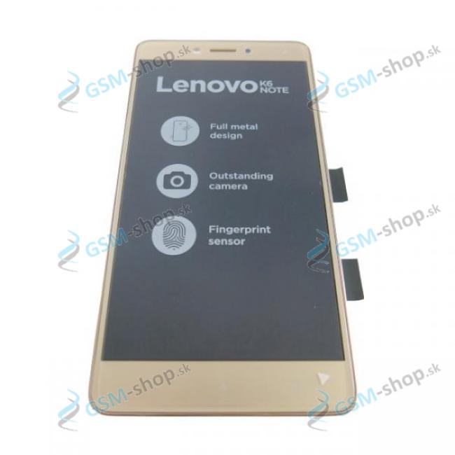 LCD Lenovo K6 Note (K53a48) a dotyk zlat s krytom Originl
