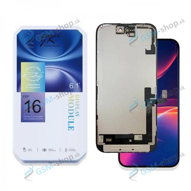 LCD displej iPhone 16 a dotyk ierny InCell JK