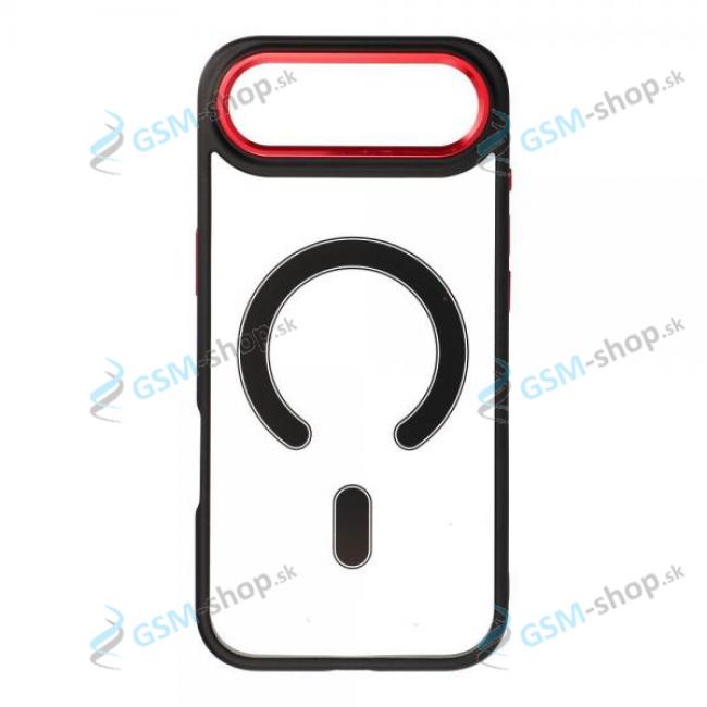 Pzdro silikn COLOR EDGE MAGSAFE iPhone 17 Air Black-Red
