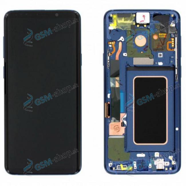 LCD displej Samsung Galaxy S9 Plus (G965) a dotyk s krytom modrm Originl