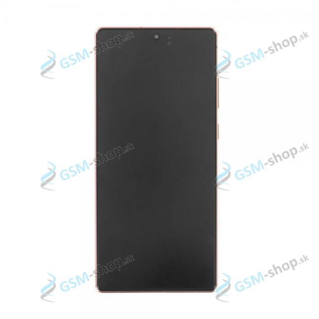 LCD displej Samsung Galaxy Note 20 (N980) a dotyk s krytom bronzovm Originl