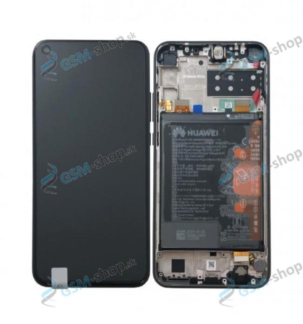 LCD displej Huawei P40 Lite E a dotyk s krytom iernym Originl