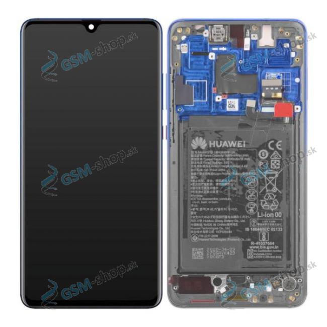 LCD displej Huawei Mate 20 a dotyk s krytom Twilight Originl