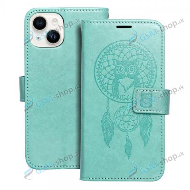 Pzdro MEZZO iPhone 14 knika zelen Dreamcatcher