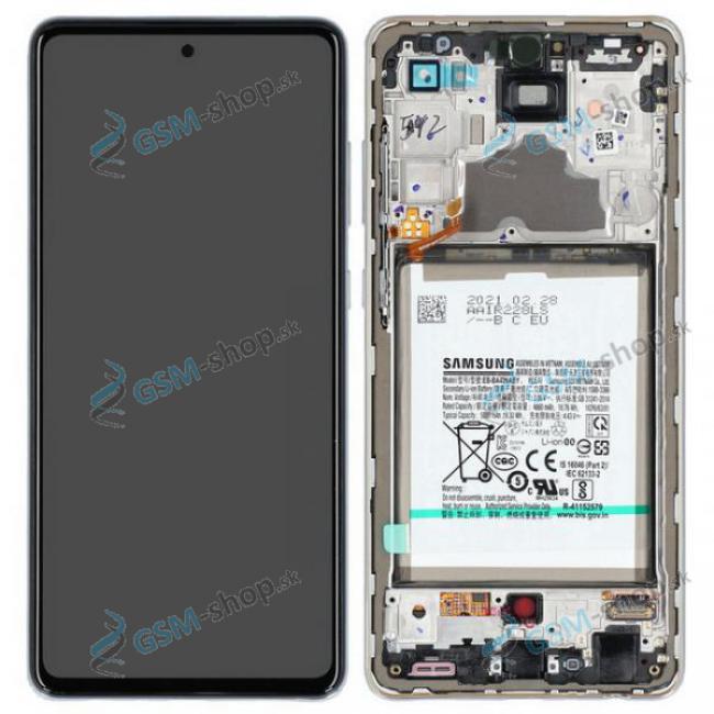 LCD Samsung Galaxy A72 (A725) a dotyk s krytom bielym a batria Originl