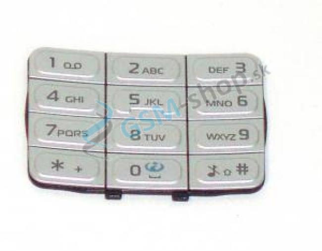 Klvesnica Nokia 5200, 5300 vek strieborn Originl
