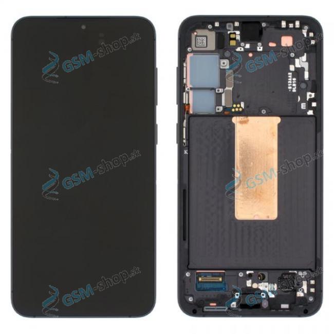 LCD displej Samsung Galaxy S23 Plus (S916) a dotyk s krytom iernym Originl