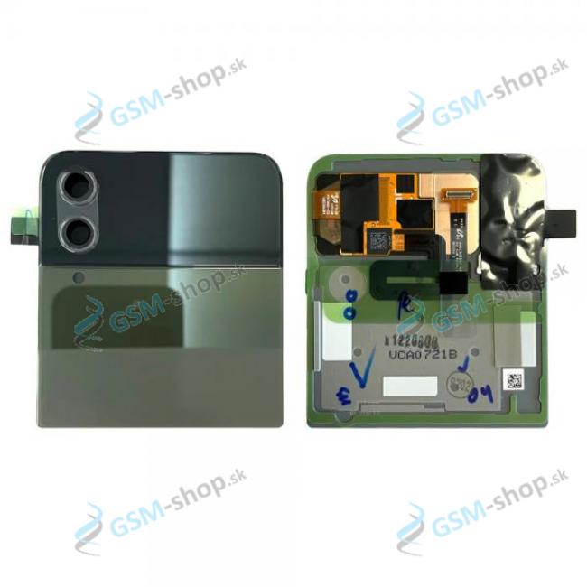 Kryt Samsung Galaxy Z Flip 4 5G (F721) zadn vrchn zelen a displej Originl