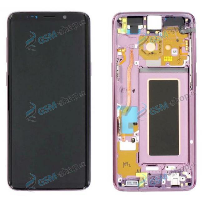 LCD displej Samsung Galaxy S9 (G960F) a dotyk s krytom fialovm Originl