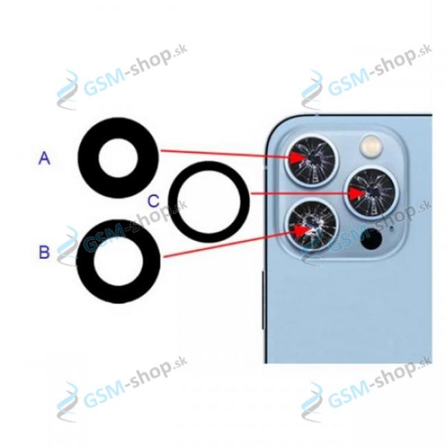 Sklko kamery SADA pre iPhone 13 Pro, 13 Pro Max ierne OEM