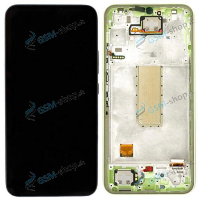 LCD displej Samsung Galaxy A34 5G (A346) a dotyk s krytom zelenm Originl