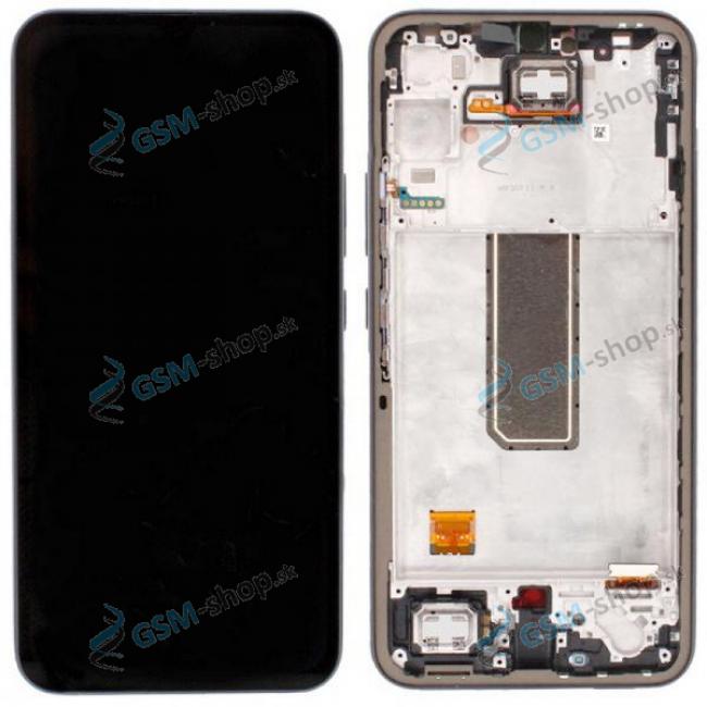 LCD displej Samsung Galaxy A34 5G (A346) a dotyk s krytom striebornm Originl