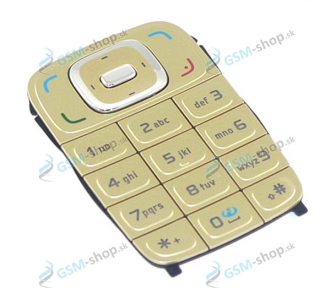 Klvesnica Nokia 6131 zlat Originl