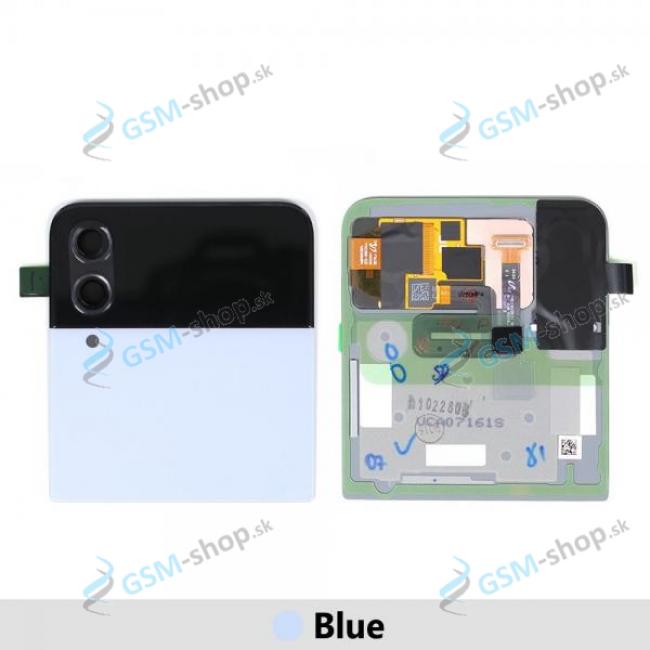 Kryt Samsung Galaxy Z Flip 4 5G (F721) zadn vrchn modr a displej Originl