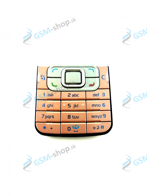 Klvesnica Nokia 6120 Classic ruov Originl