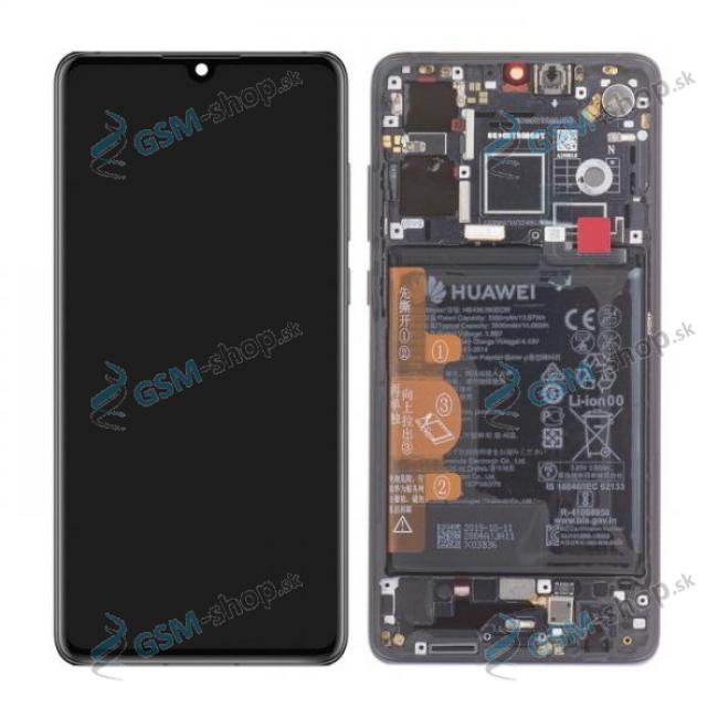 LCD displej Huawei P30 a dotyk s krytom iernym Originl