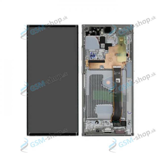 LCD displej Samsung Galaxy Note 20 Ultra 5G (N986) a dotyk biely s krytom Originl